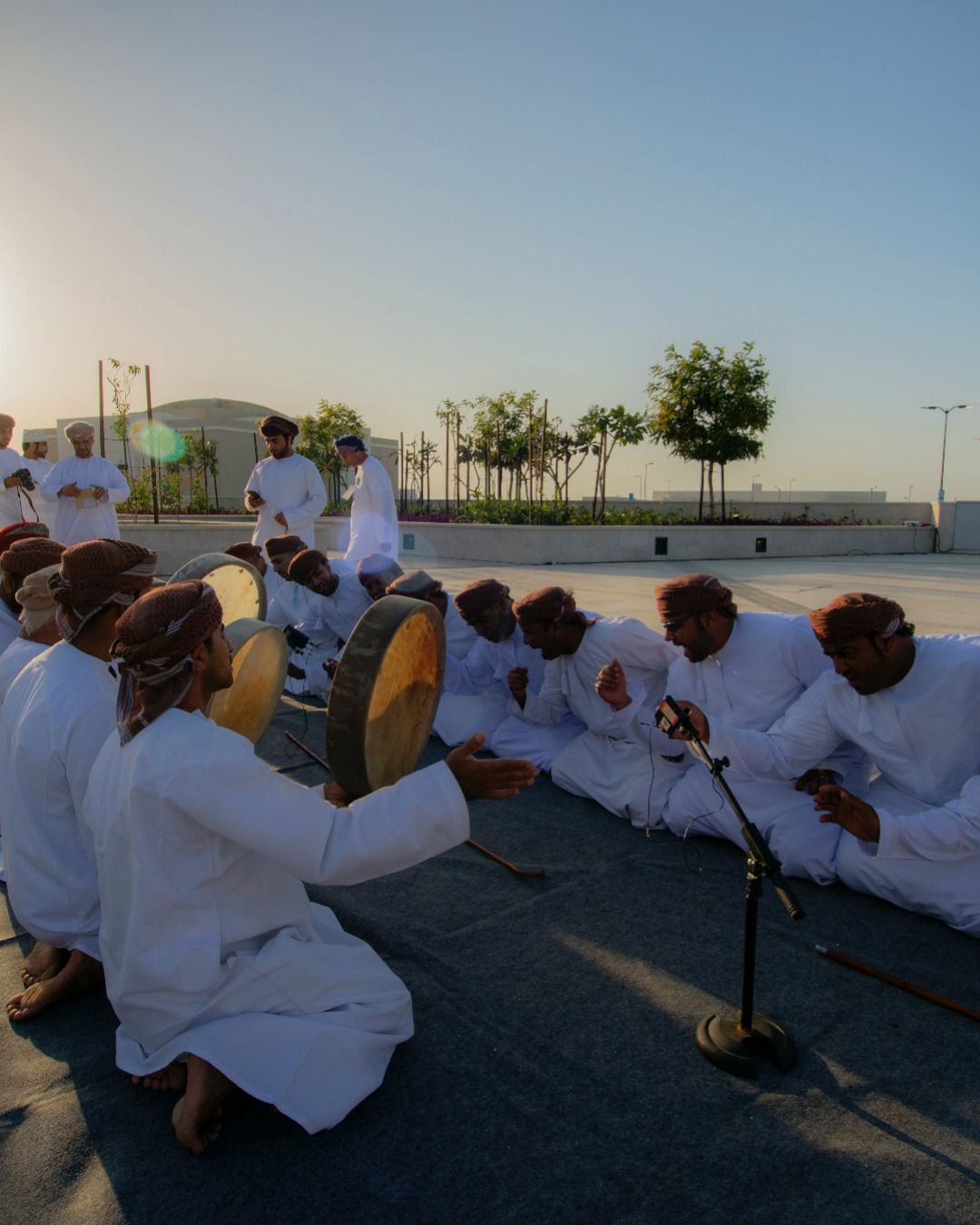 Omani traditional folk music performance