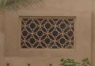 An arab lacework-like building design